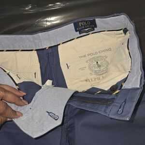Polo by Ralph Lauren Navy Blue Classic Chino Pants
